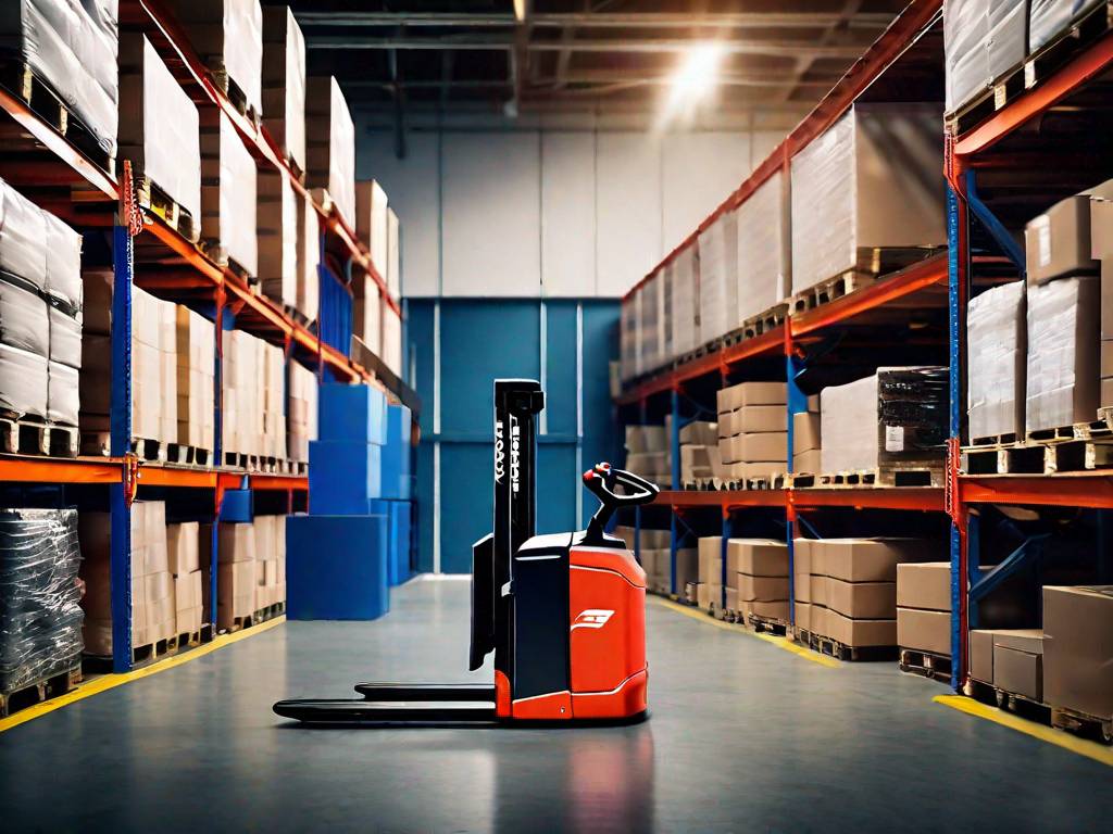 Elektryczny wózek paletowy prowadzony: nowoczesne rozwiązanie do transportu w magazynie